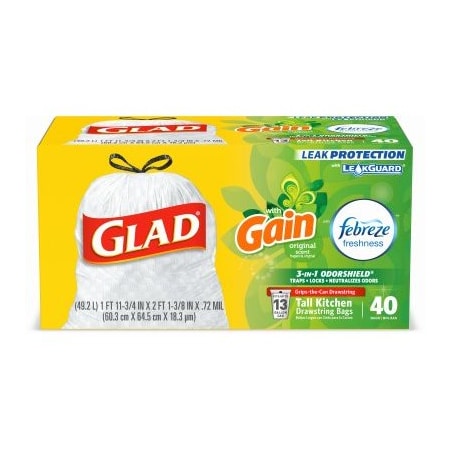 Clorox 40CT 13GAL Kitch Bag 78685